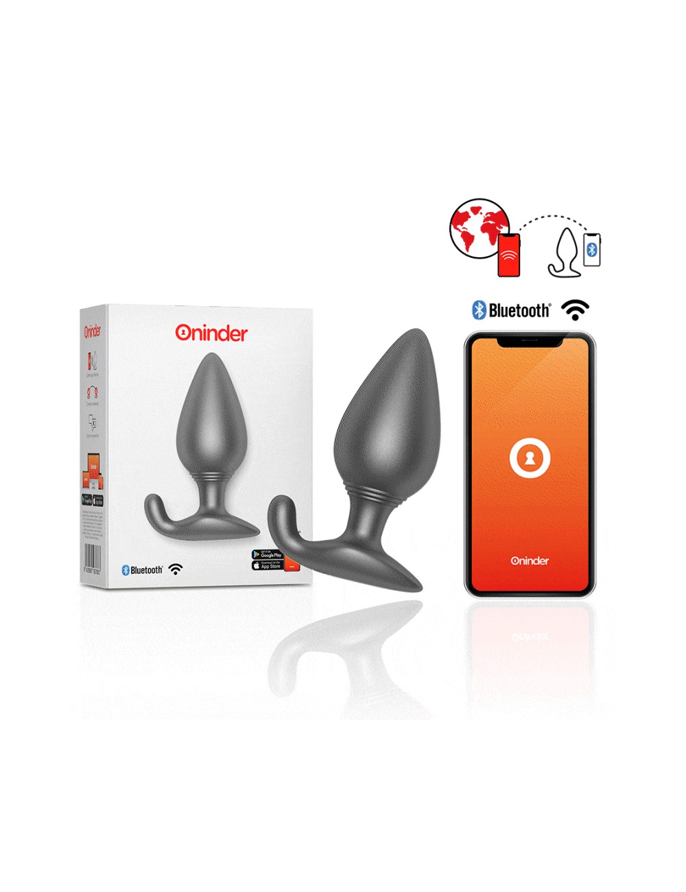 ONINDER - RIO PLUG ANAL VIBRADOR NEGRO - FREE APP ONINDER - RIO PLUG ANAL VIBRADOR NEGRO - FREE APP