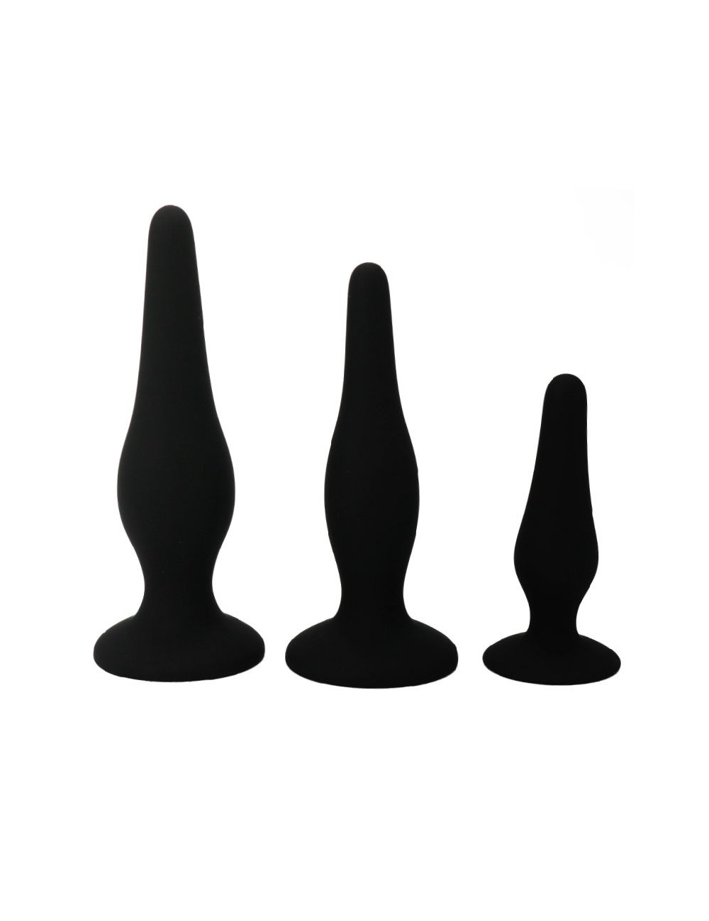 PRETTY BOTTOM - KIT INICIACION ANAL PLUGS SILICONA