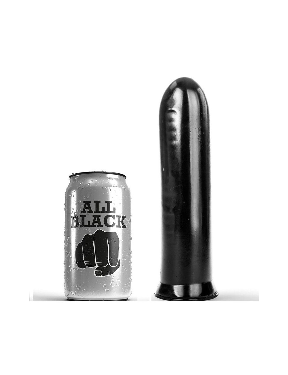 ALL BLACK DILDO NEGRO 19CM ALL BLACK DILDO NEGRO 19CM