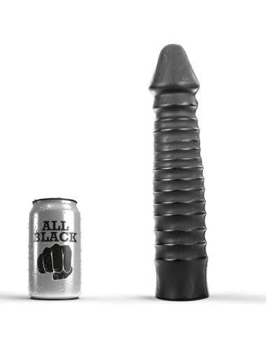 ALL BLACK DILDO 26CM