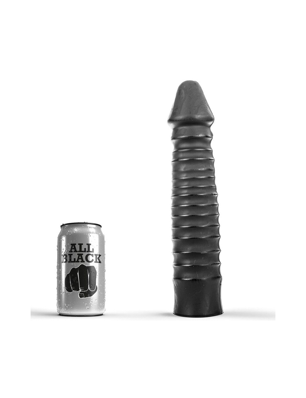 ALL BLACK DILDO 26CM