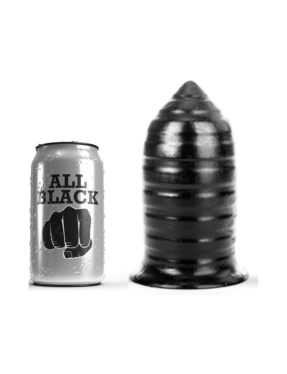 ALL BLACK ANAL PLUG  16CM