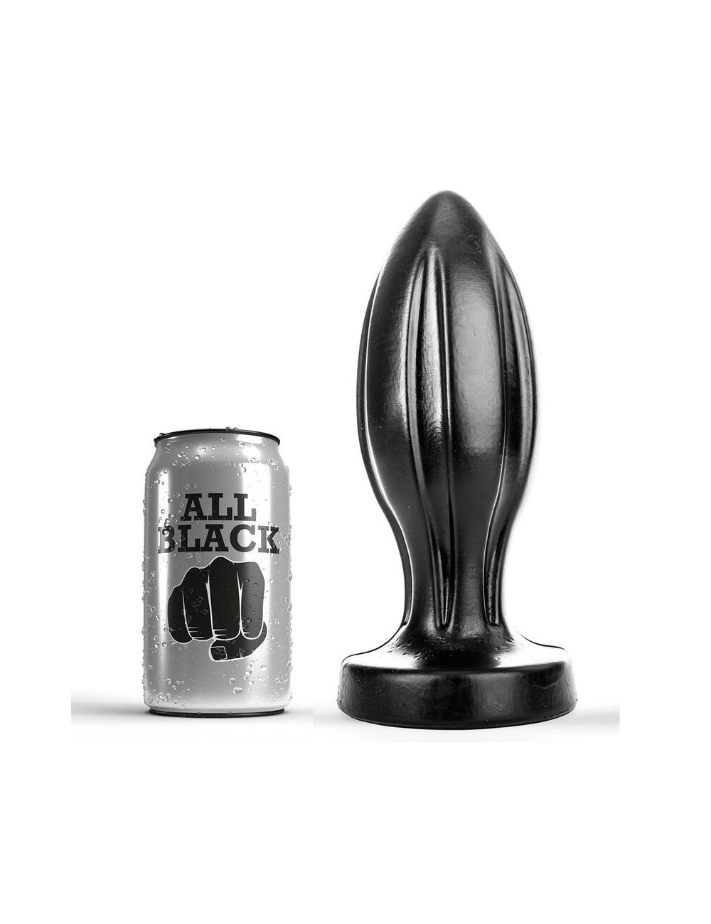 ALL BLACK ANAL PLUG  21CM