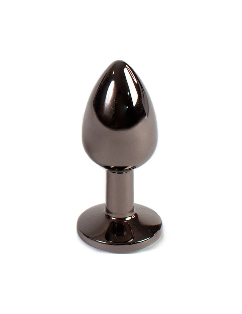 SECRET PLAY - GUNMETAL BUTT PLUG TALLA S 7 CM