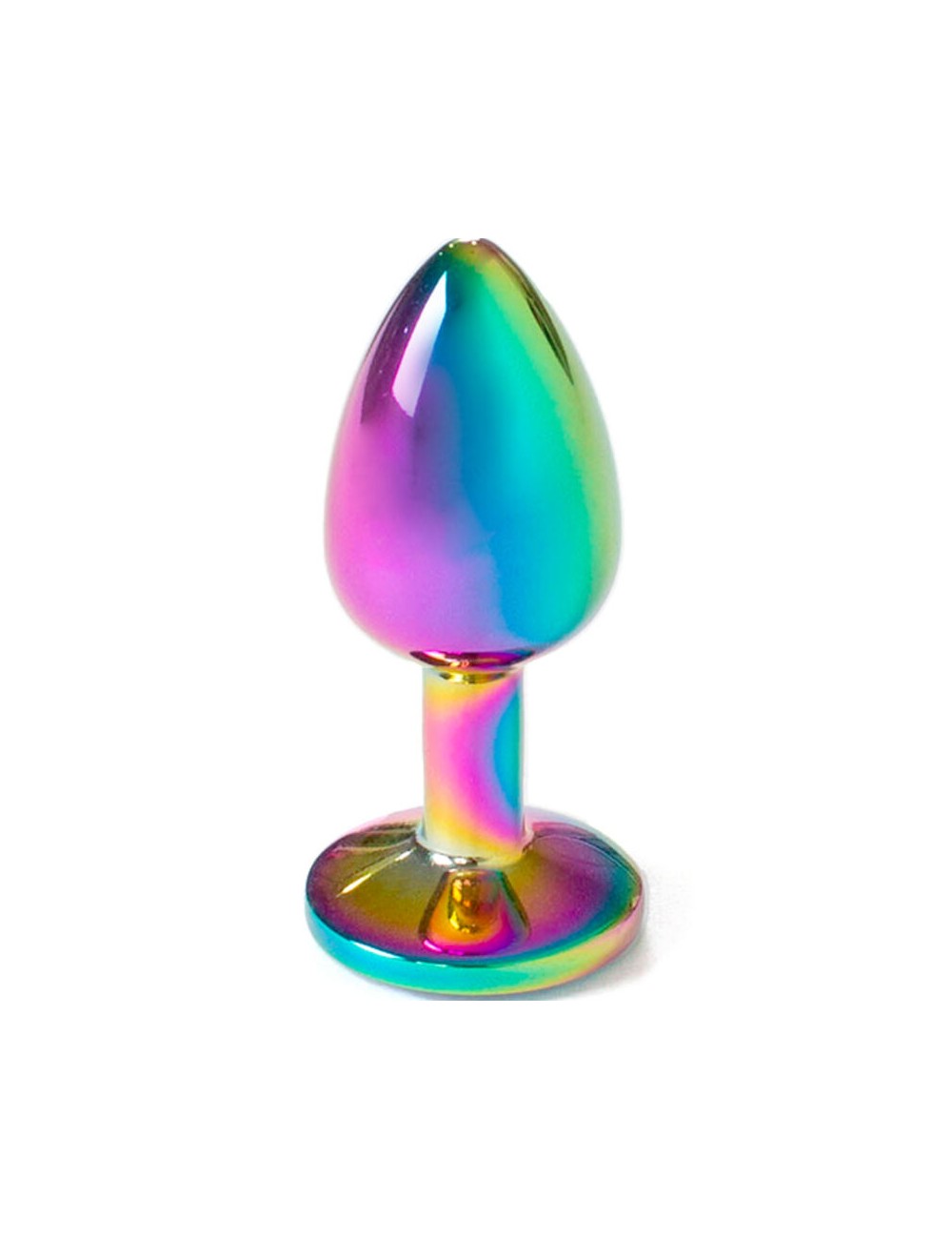 SECRET PLAY - METAL BUTT PLUG MULTICOLOR TALLA S 7 CM