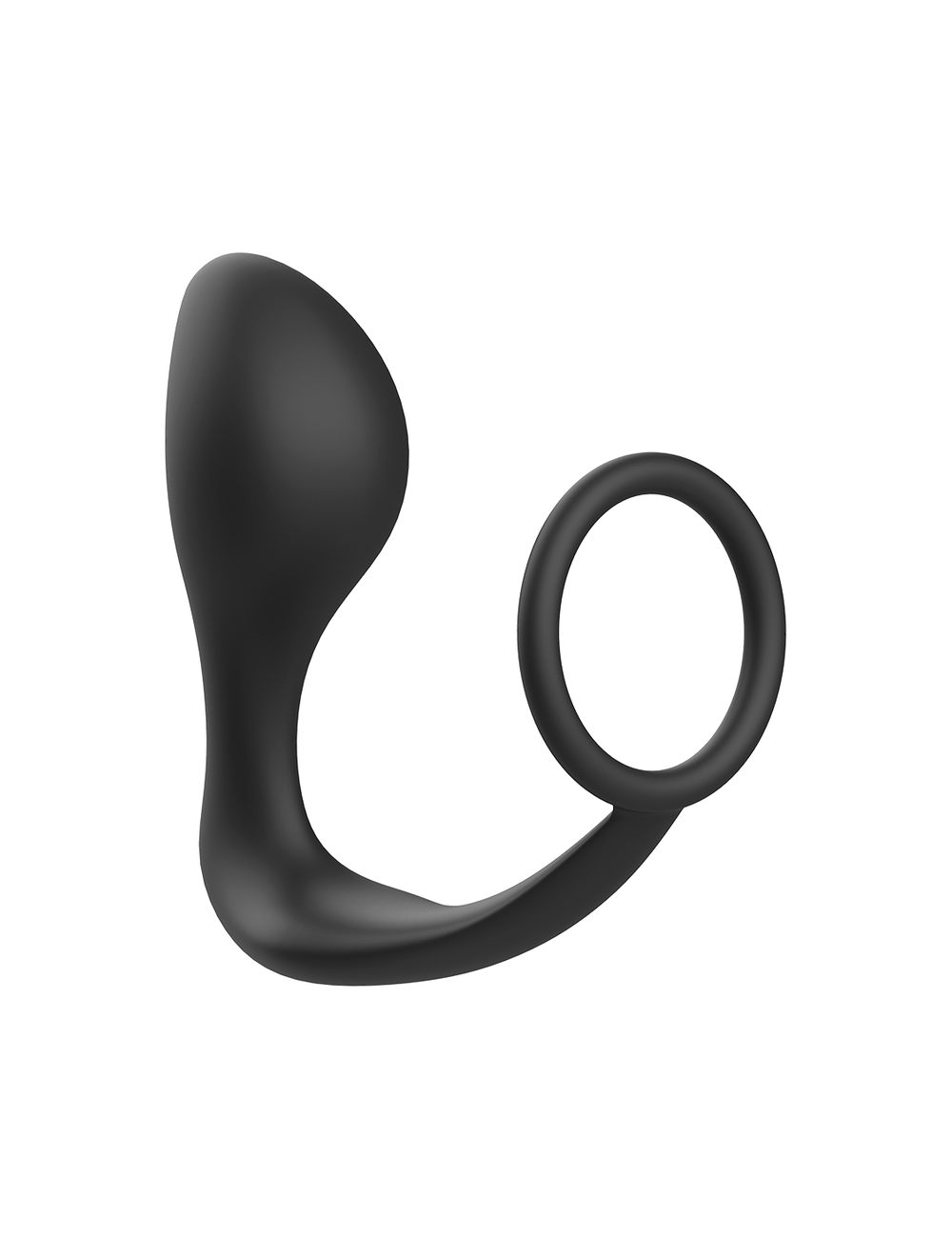 ADDICTED TOYS  PLUG ANAL CON ANILLO SILICONA NEGRO