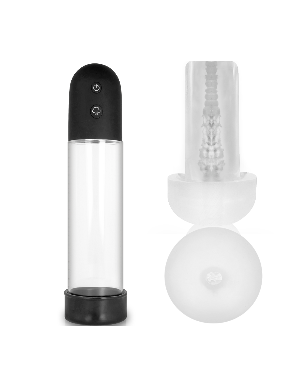 PUMP ADDICTED BOMBA ERECCIÓN RX11 AUTOMÁTICA CON MASTURBADOR