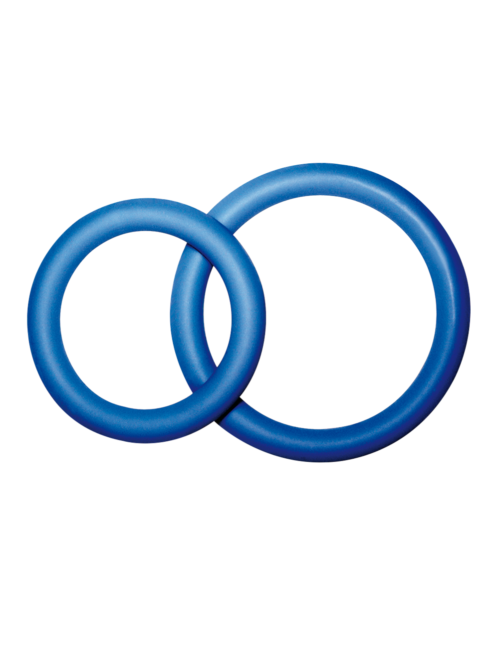 POTENZ DUO ANILLOS PARA PENE AZUL - M POTENZ DUO ANILLOS PARA PENE AZUL - M
