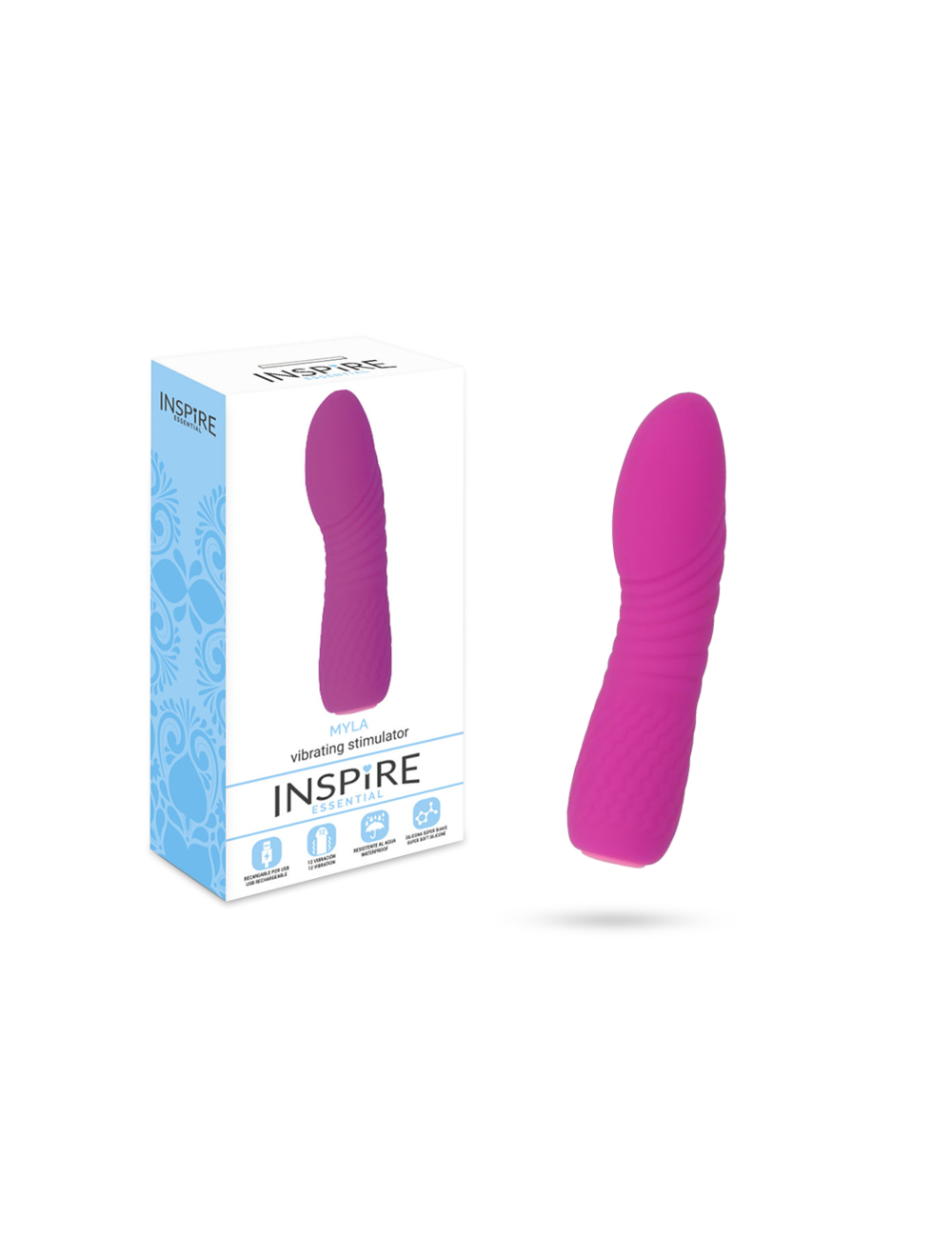 INSPIRE ESSENTIAL MYLA VIBRADOR LILA INSPIRE ESSENTIAL MYLA VIBRADOR LILA