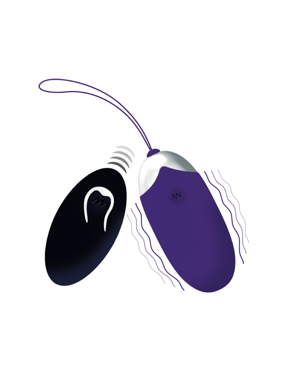 INTENSE FLIPPY II HUEVO RECARGABLE REMOTO LILA INTENSE FLIPPY II HUEVO RECARGABLE REMOTO LILA