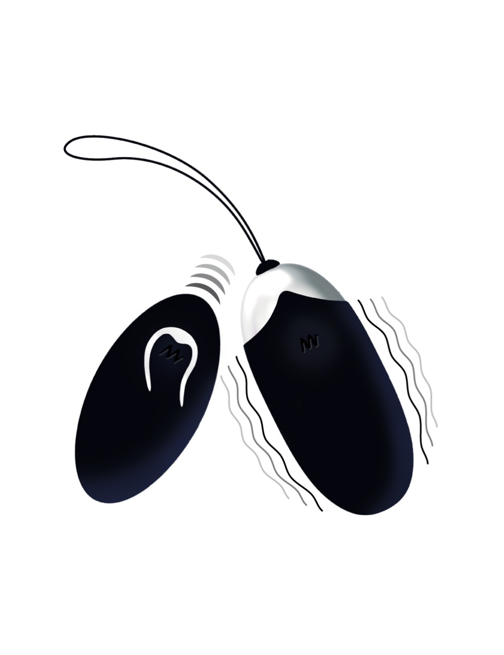 INTENSE FLIPPY II HUEVO RECARGABLE REMOTO NEGRO INTENSE FLIPPY II HUEVO RECARGABLE REMOTO NEGRO