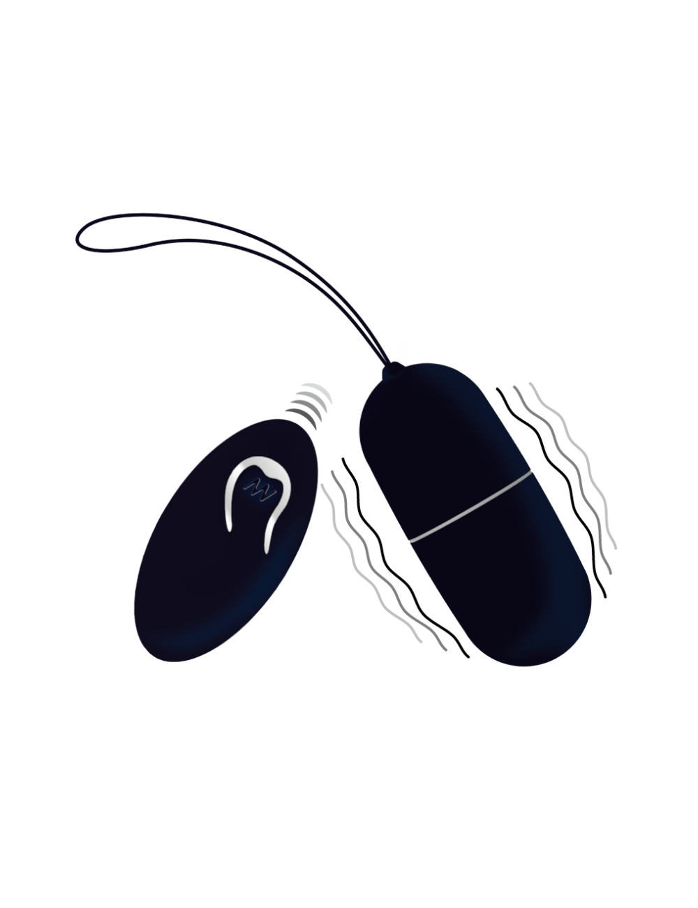 INTENSE FLIPPY I HUEVO CONTROL REMOTO NEGRO