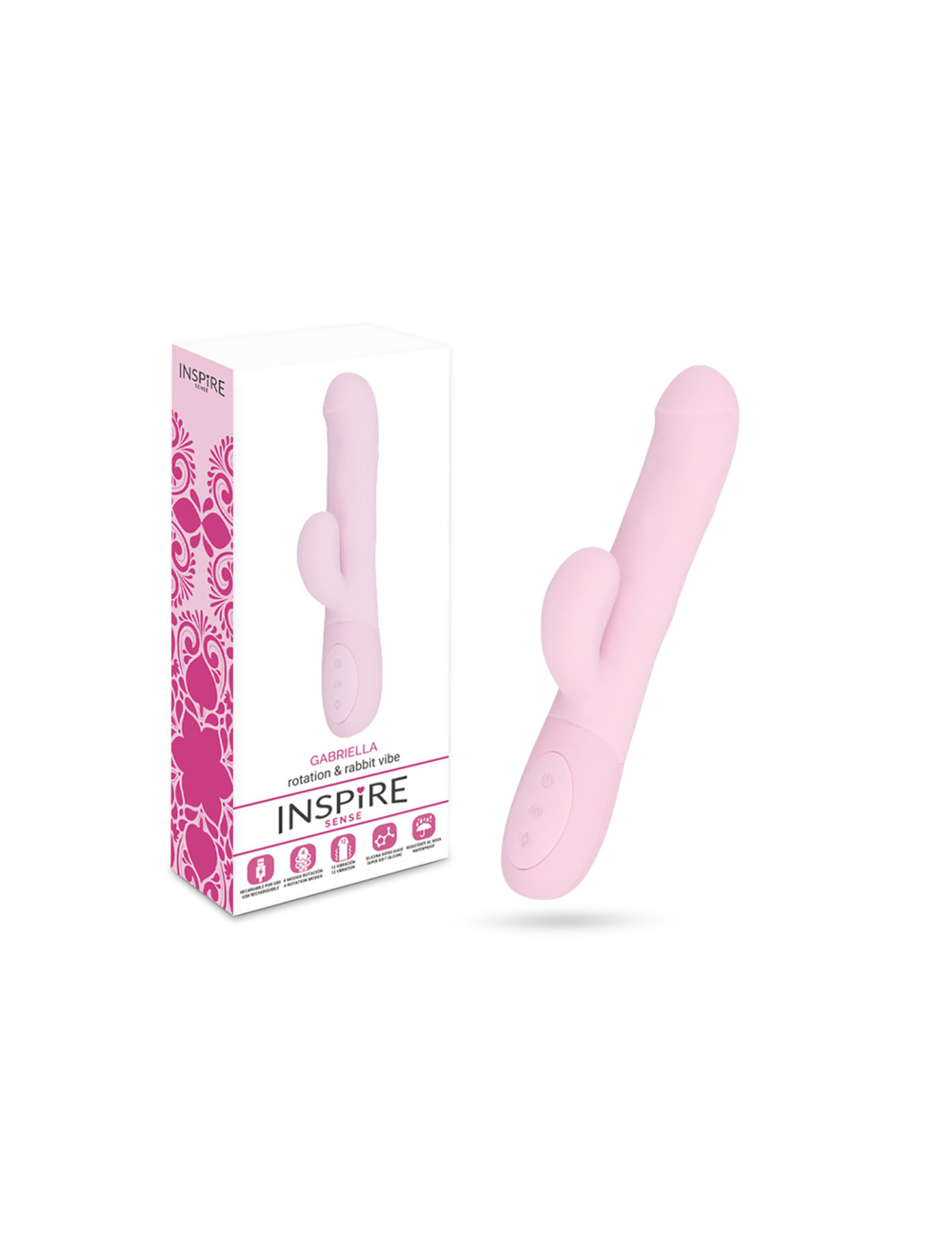 INSPIRE SENSE GABRIELLA VIBRADOR ROSA INSPIRE SENSE GABRIELLA VIBRADOR ROSA
