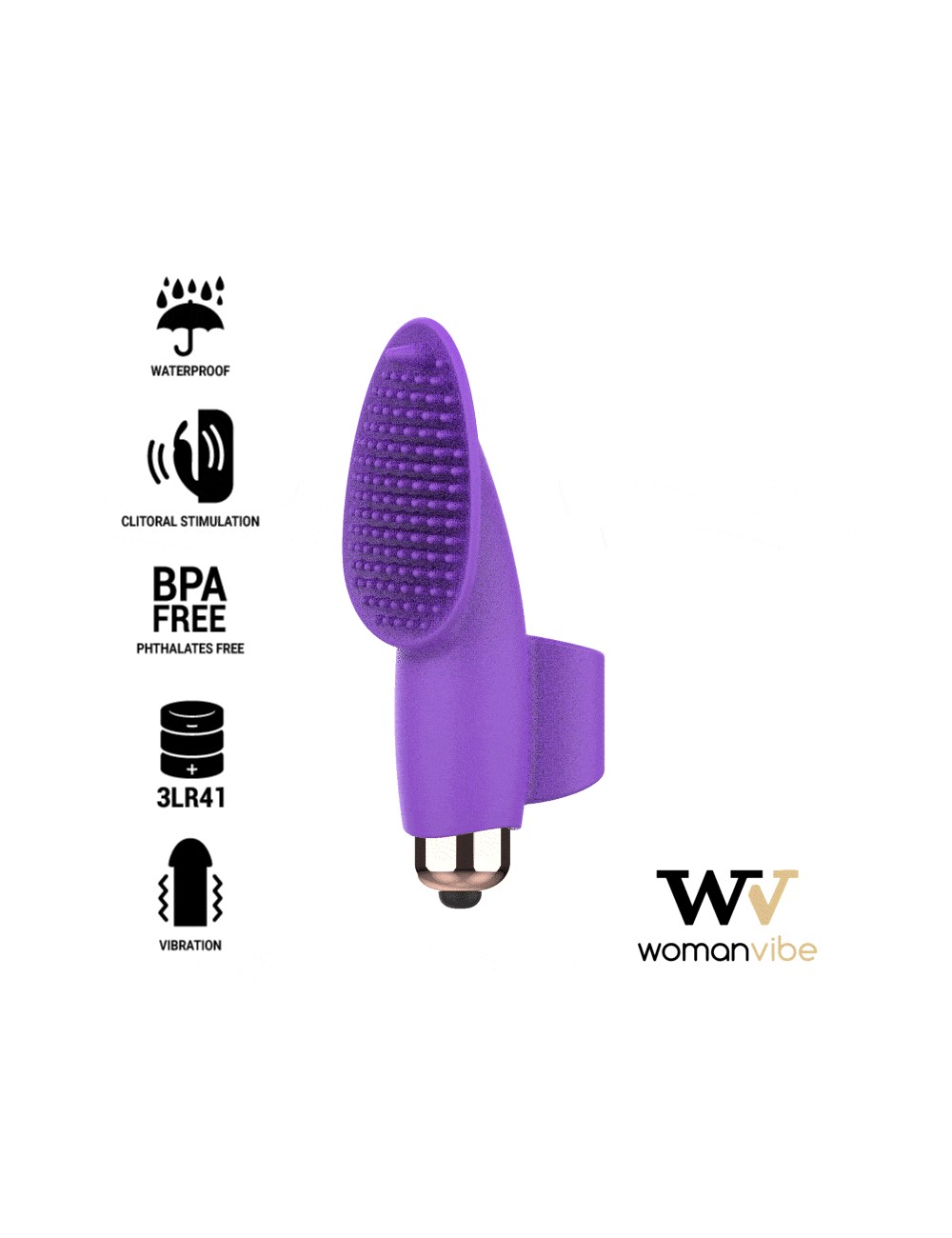 WOMANVIBE AISHA DEDAL ESTIMULADOR SILICONA WOMANVIBE AISHA DEDAL ESTIMULADOR SILICONA