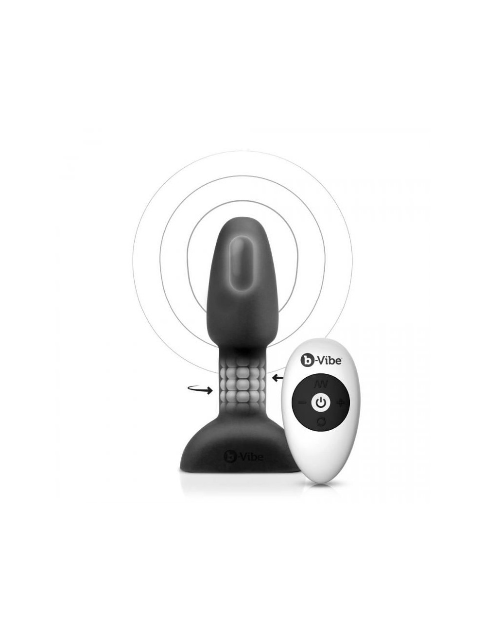 B-VIBE RIMMING CONTROL REMOTO ANAL PLUG  PETITE  NEGRO