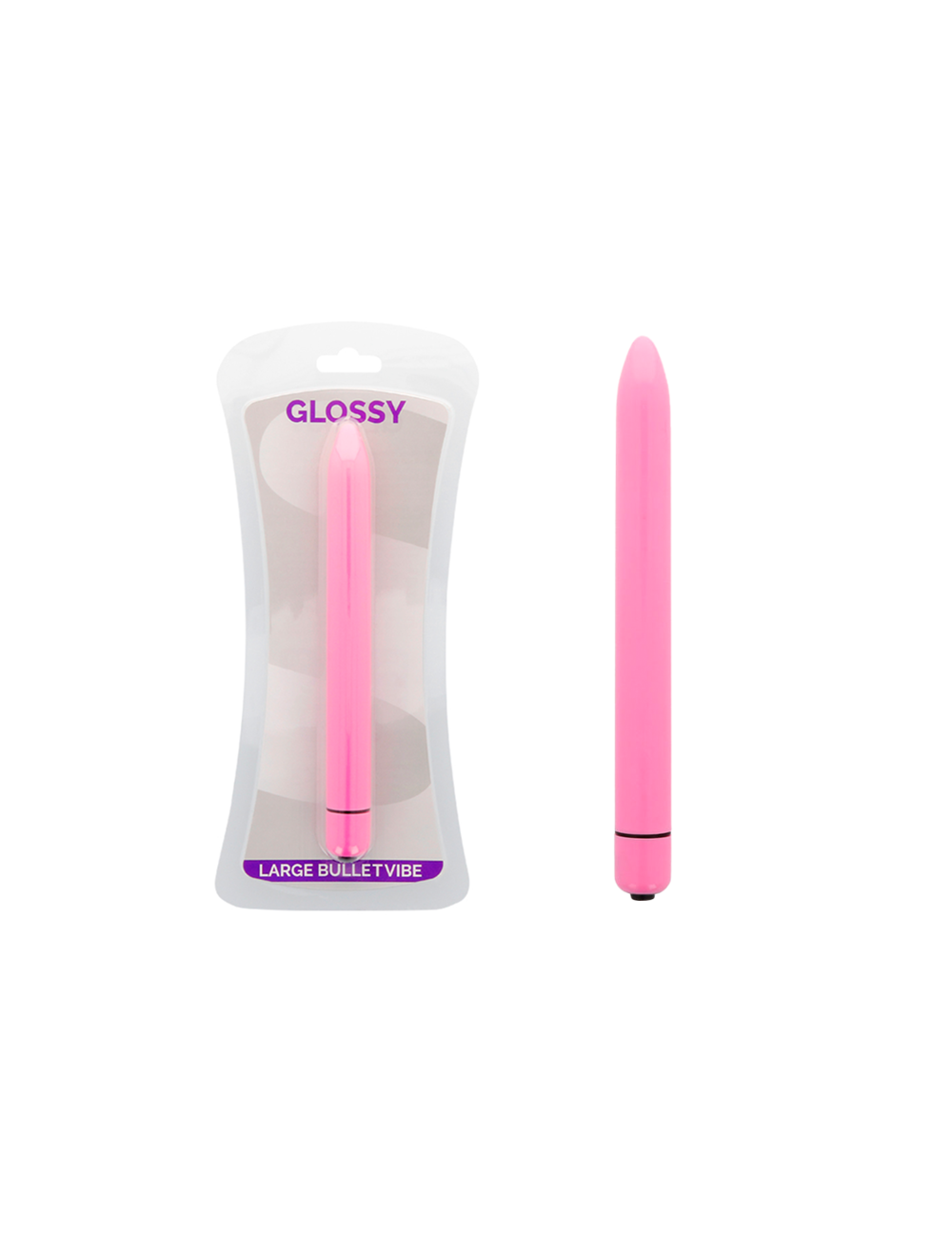 GLOSSY SLIM VIBRADOR ROSA INTENSO GLOSSY SLIM VIBRADOR ROSA INTENSO