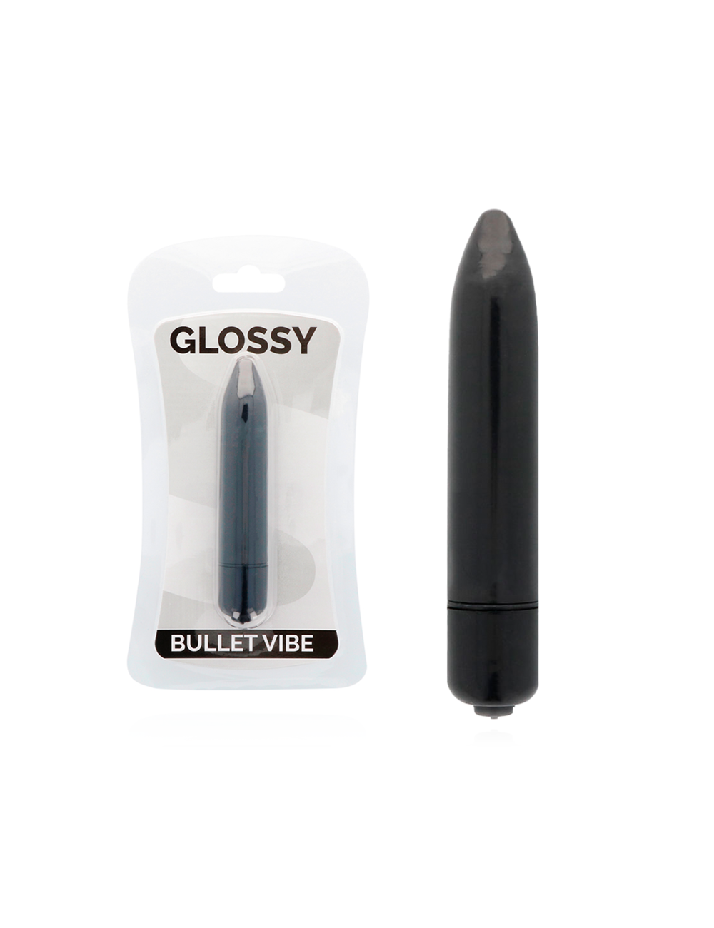 GLOSSY THIN VIBRADOR NEGRO GLOSSY THIN VIBRADOR NEGRO