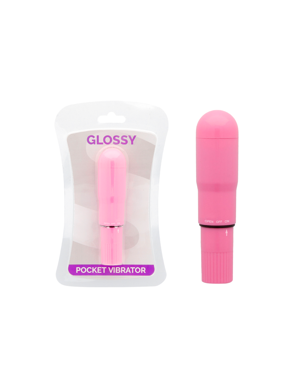 GLOSSY POCKET VIBRADOR ROSA INTENSO GLOSSY POCKET VIBRADOR ROSA INTENSO