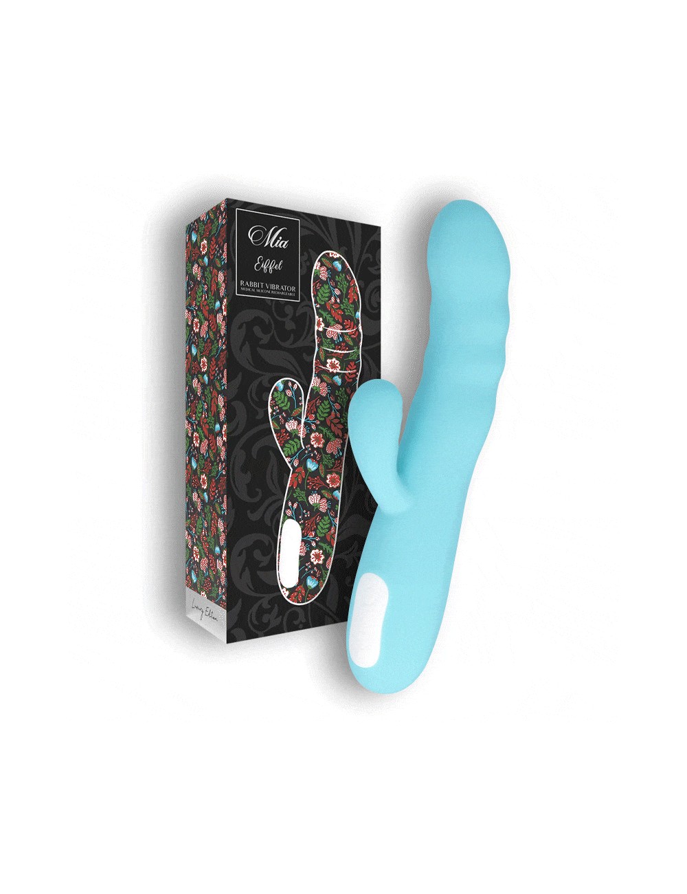 MIA EIFFEL VIBRADOR ROTADOR AZUL TURQUESA