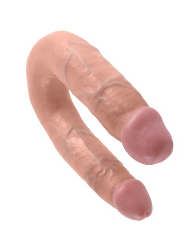 KING COCK DILDO DOBLE PENETRACIÓN 13.9 CM NATURAL