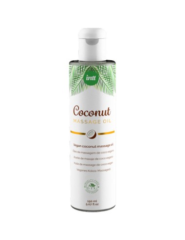INTT - ACEITE DE MASAJE VEGANO DULCE CON SABOR A COCO RELAJANTE