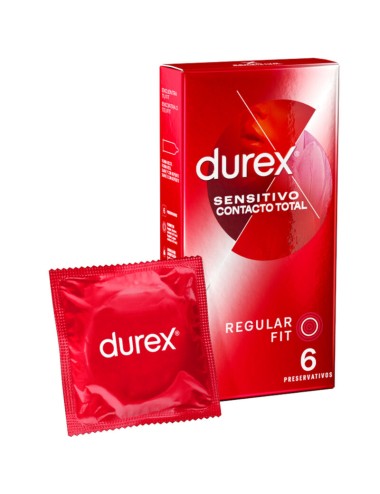 DUREX SENSITIVO CONTACTO TOTAL 6 UDS