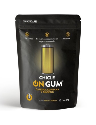 WUG GUM ON CHICLE CAFEÍNA