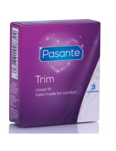 PASANTE PRESERVATIVOS TRIM MÁS DELGADO  3 UNIDADES