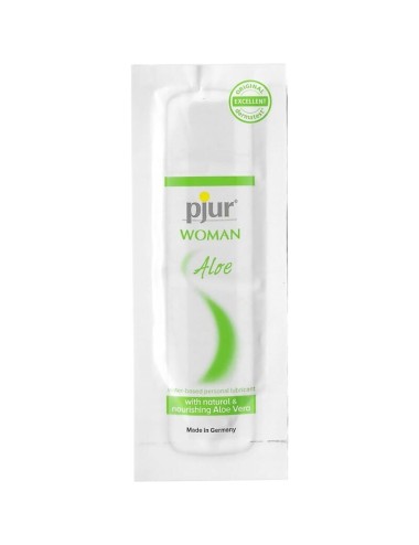 PJUR WOMAN ALOE LUBRICANTE BASE AGUA 2 ML