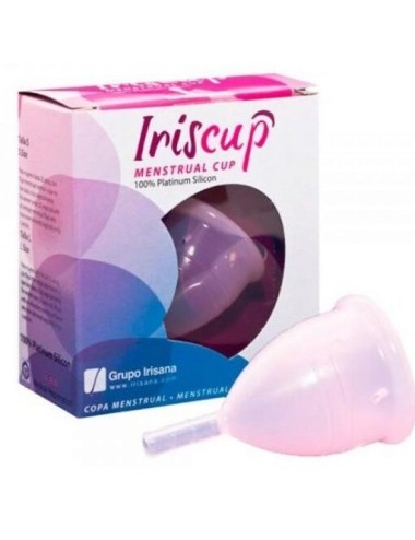 IRISCUP COPA MESTRUAL ROSA PEQUEÑA + BOLSA ESTERILIZADORA GRATIS