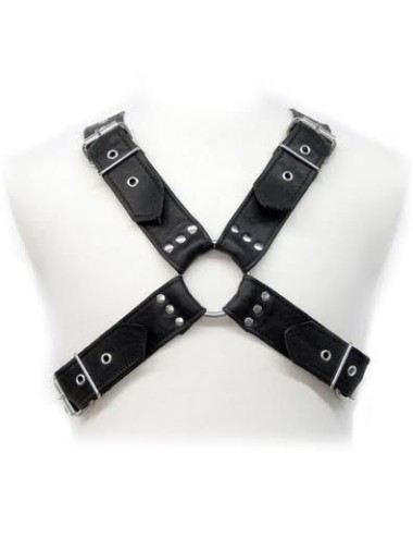 LEATHER BODY BUCKLES HARNESS