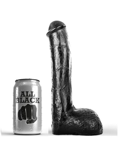 ALL BLACK PENE REALÍSTICO ANAL 23CM