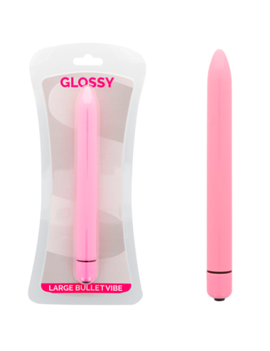 GLOSSY SLIM VIBRADOR ROSA