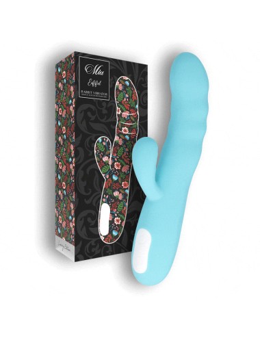 MIA EIFFEL VIBRADOR ROTADOR AZUL TURQUESA