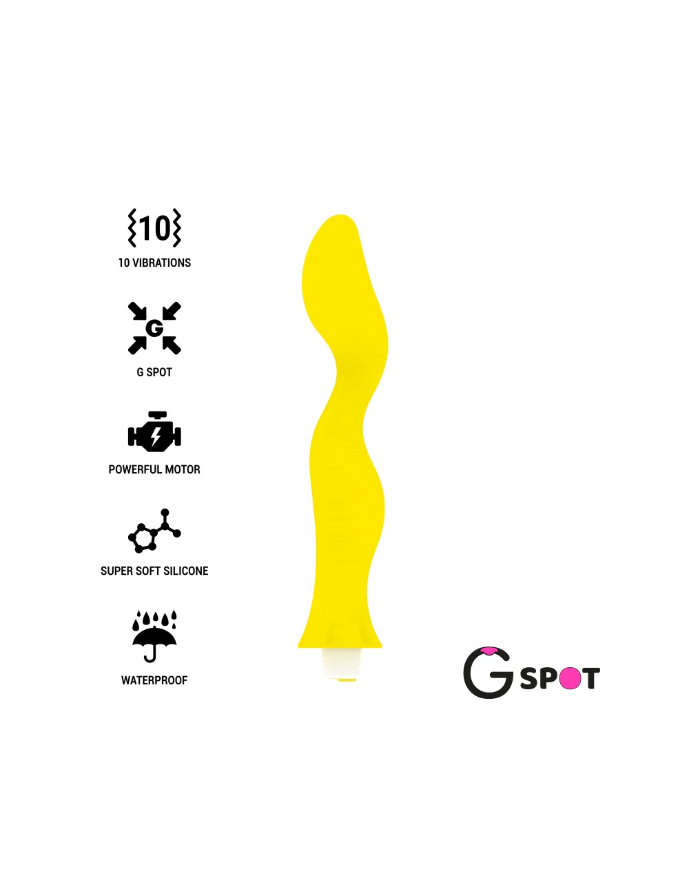 G-SPOT GAVYN VIBRADOR PUNTO G AMARILLO G-SPOT GAVYN VIBRADOR PUNTO G AMARILLO