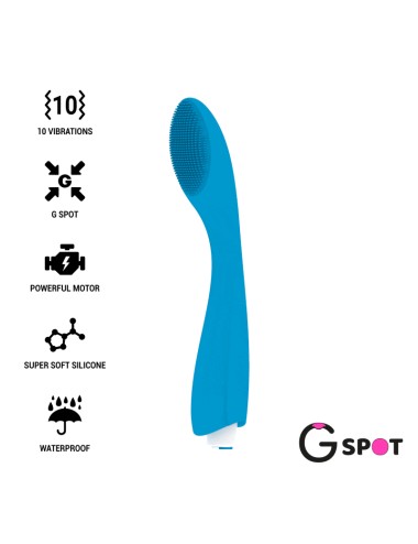 G-SPOT GYLBERT VIBRADOR PUNTO G AZUL TURQUESA