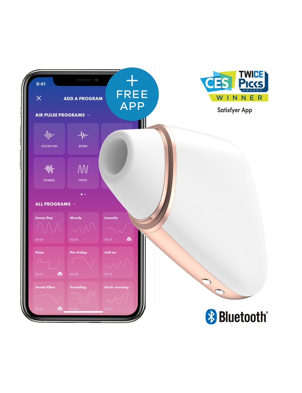 SATISFYER LOVE TRIANGLE ESTIMULADOR Y VIBRADOR - BLANCO SATISFYER LOVE TRIANGLE ESTIMULADOR Y VIBRADOR - BLANCO