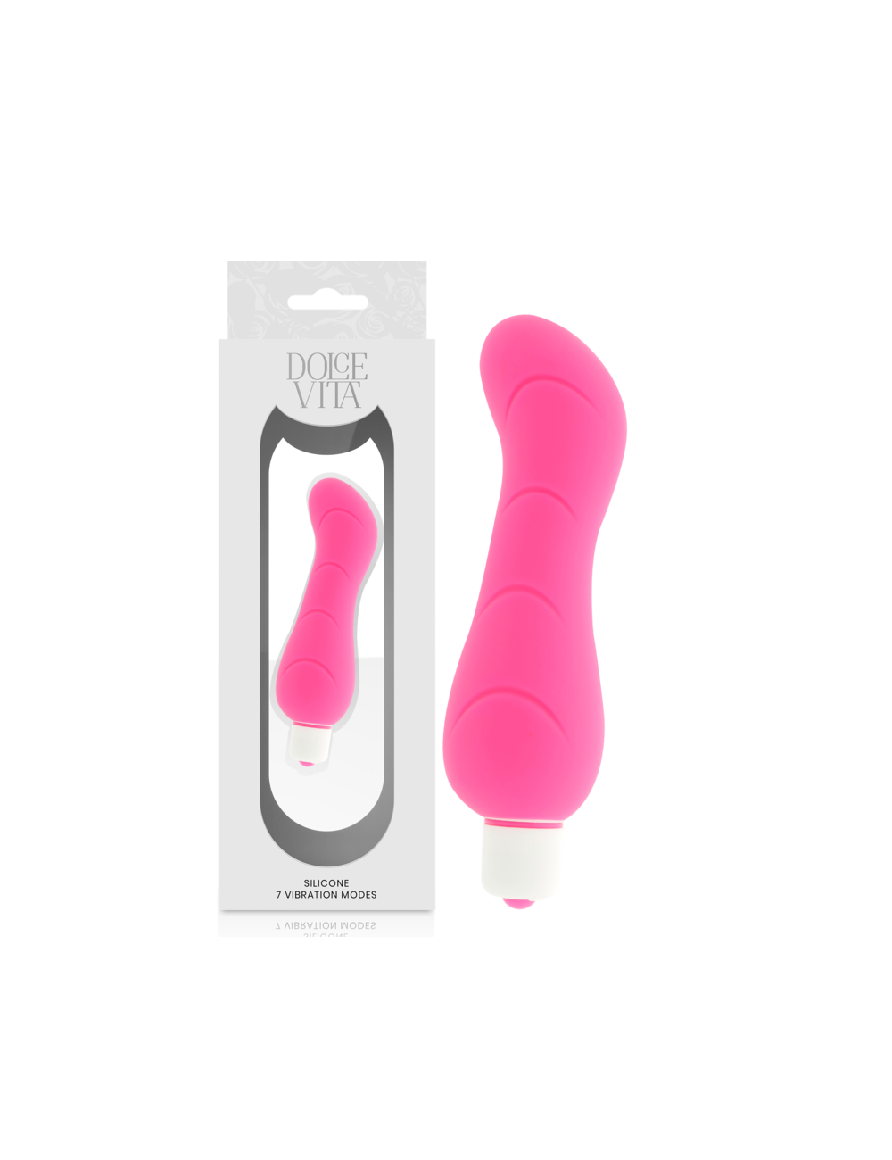 DOLCE VITA  G-SPOT VIBRADOR SILICONA ROSA