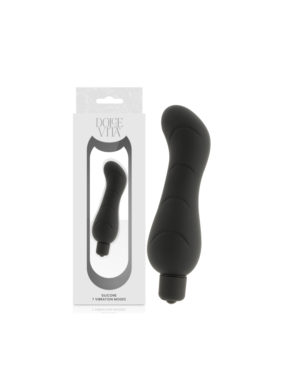 DOLCE VITA  G-SPOT VIBRADOR SILICONA NEGRO