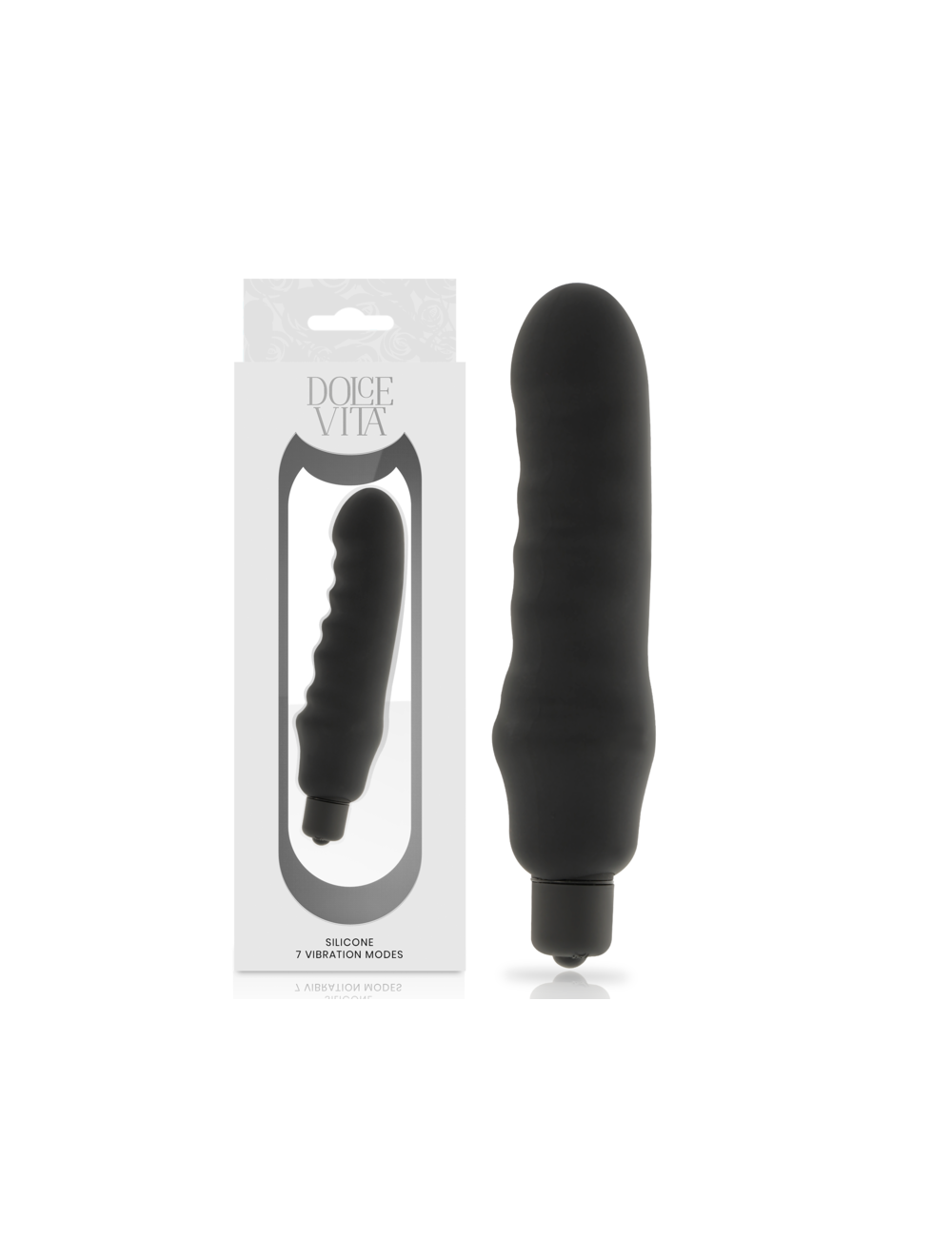 DOLCE VITA  GENIUS VIBRADOR SILICONA NEGRO