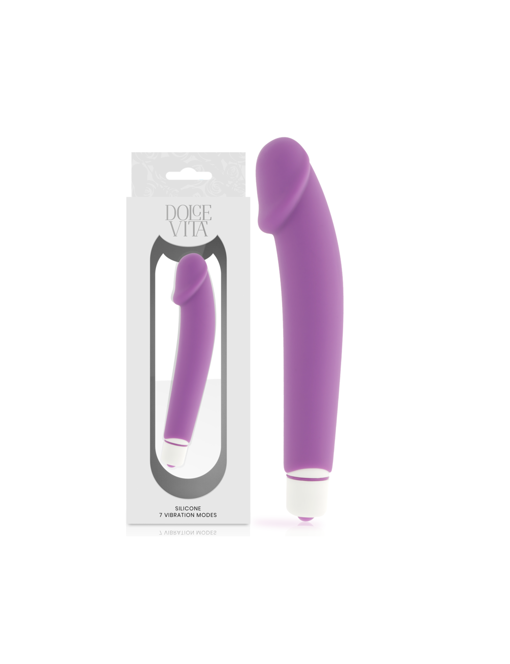 DOLCE VITA  REALISTIC VIBRADOR SILICONA LILA