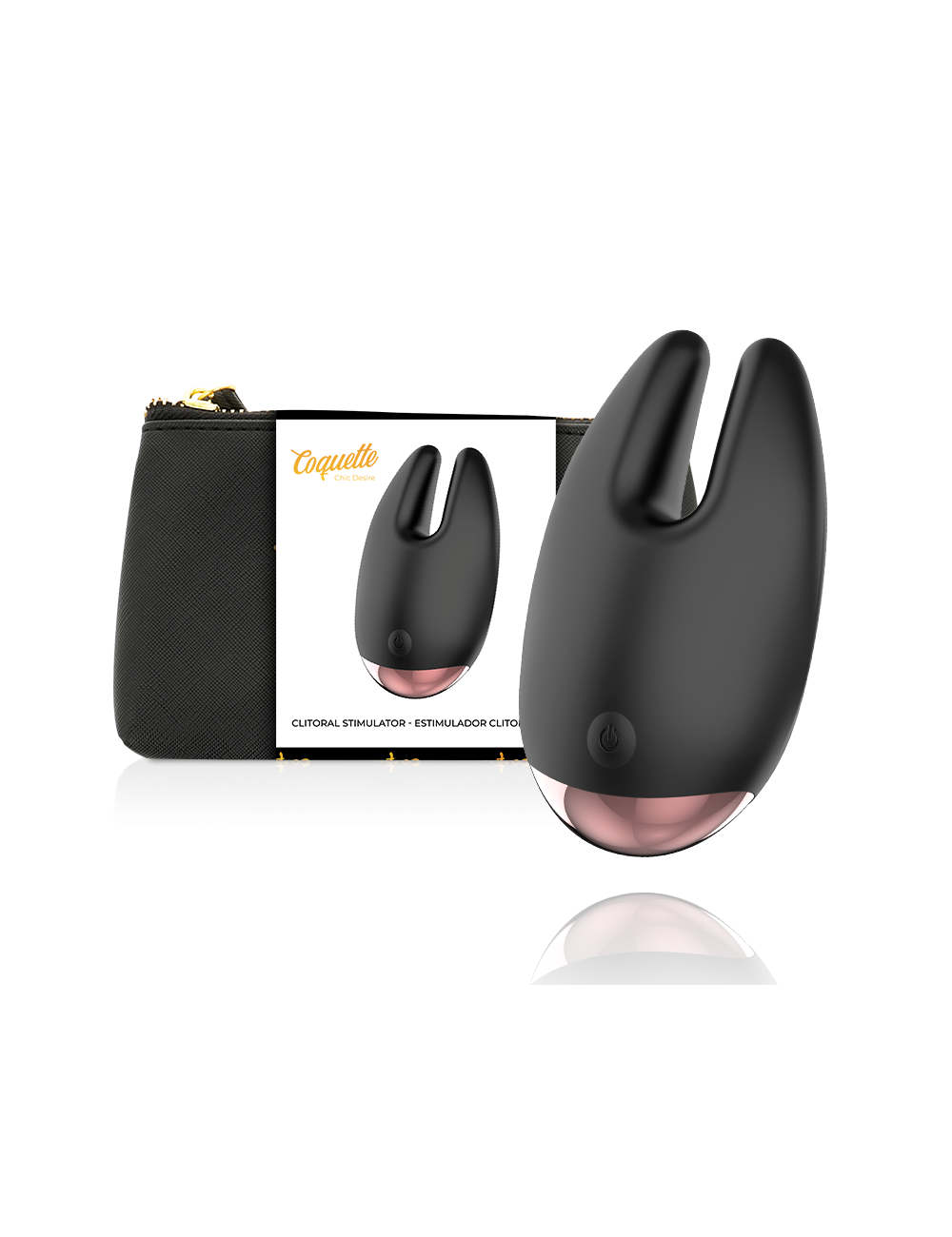 COQUETTE CHIC DESIRE ESTIMULADOR CLÍTORIS NEGRO / GOLD COQUETTE CHIC DESIRE ESTIMULADOR CLÍTORIS NEGRO / GOLD