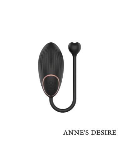 ANNE'S DESIRE HUEVO CONTROL REMOTO TECNOLOGÍA WATCHME NEGRO/GOLD