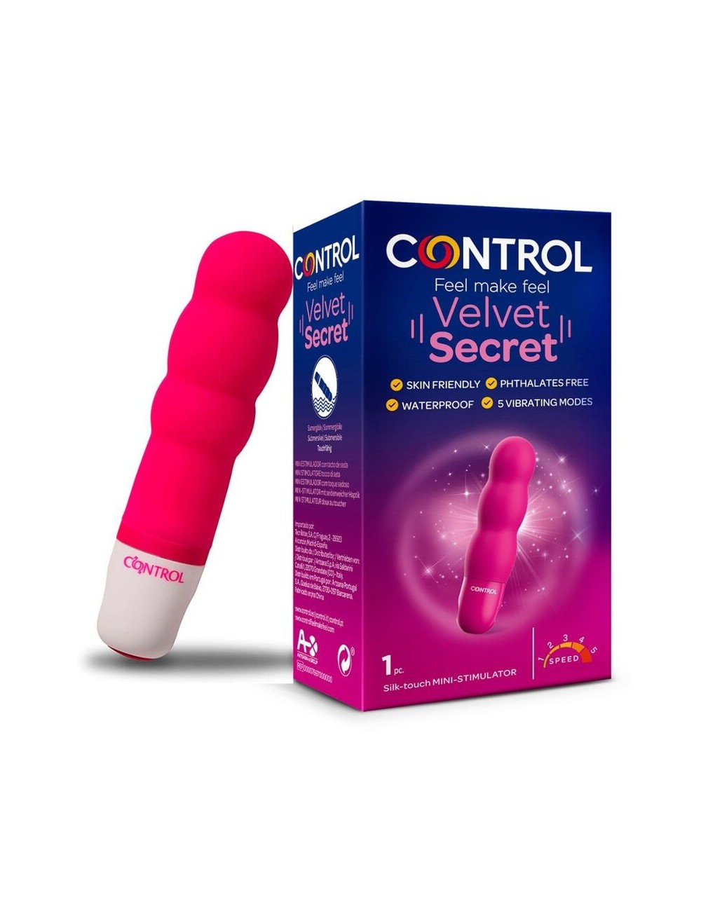 CONTROL VELVET SECRET MINI ESTIMULADOR