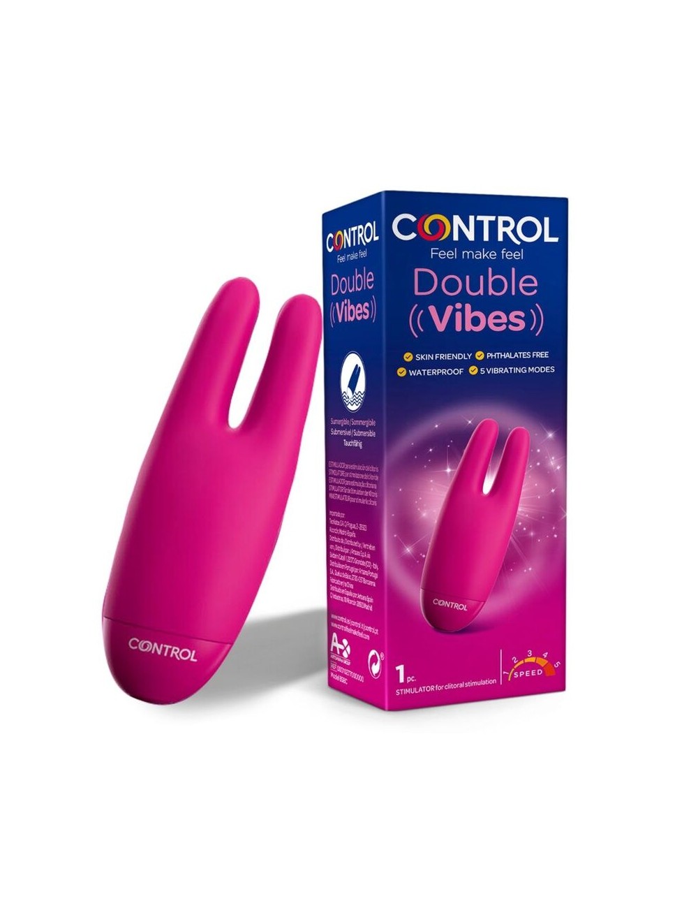CONTROL DOUBLE VIBES ESTIMULADOR CONTROL DOUBLE VIBES ESTIMULADOR