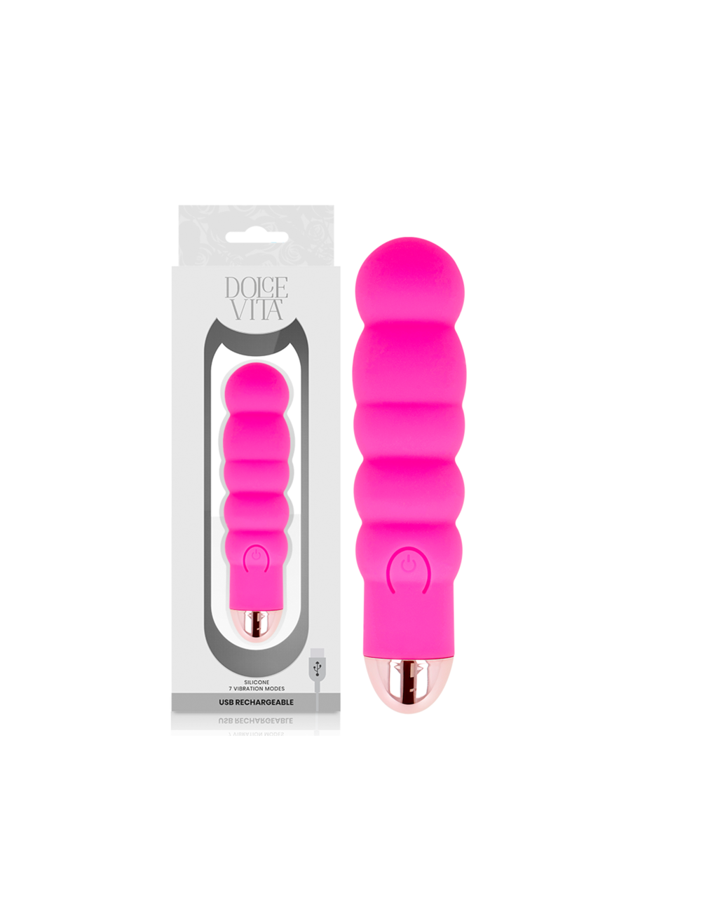 DOLCE VITA VIBRADOR RECARGABLE SIX ROSA 7 VELOCIDADES DOLCE VITA VIBRADOR RECARGABLE SIX ROSA 7 VELOCIDADES