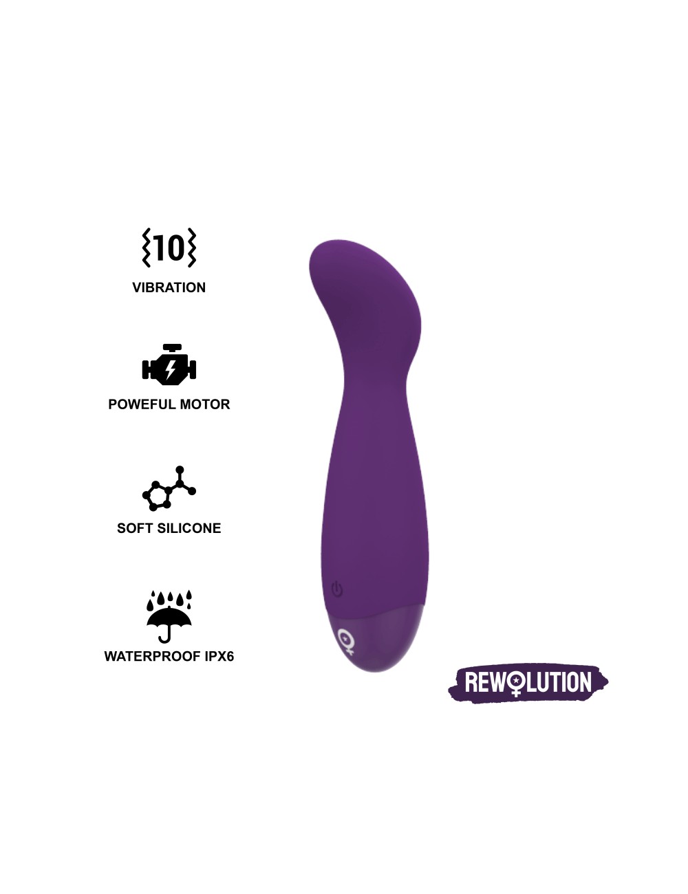 REWOLUTION REWOPULSE VIBRADOR FLEXIBLE ESTIMULADOR PUNTO G