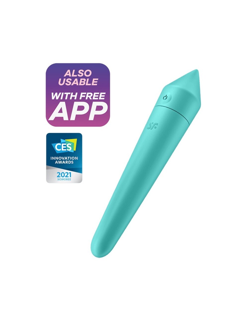 SATISFYER ULTRA POWER BULLET 8 BALA VIBRADORA TURQUESA