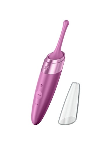 SATISFYER TWIRLING DELIGHT ESTIMULADOR CLITORIS - MORADO