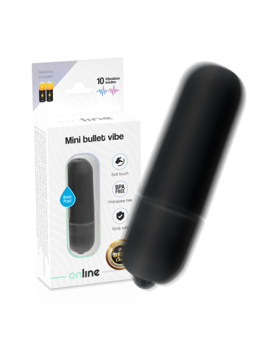 ONLINE MINI BALA VIBRADORA - NEGRO